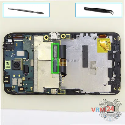 How to disassemble HTC Titan, Step 8/1
