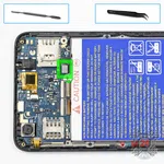 Como desmontar Alcatel OT PIXI 4 Plus Power 5023F por si mesmo, Passo 5/1