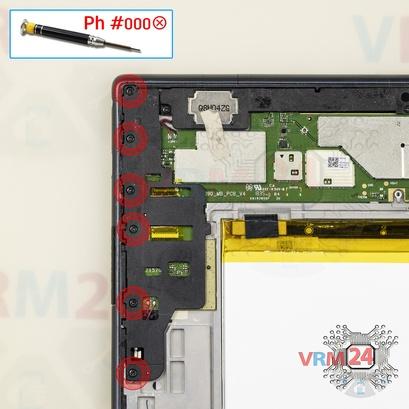How to disassemble Lenovo Tab 4 Plus TB-X704L, Step 8/1