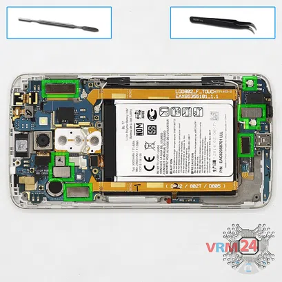 How to disassemble LG G2 D802, Step 5/1