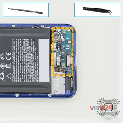 How to disassemble HTC U Play, Step 9/1