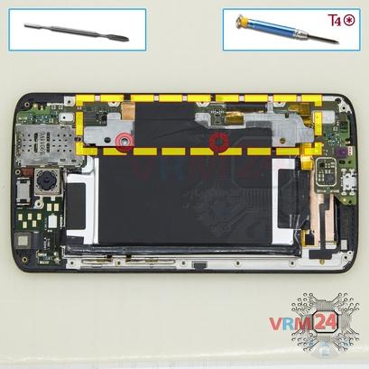 How to disassemble Motorola Moto X Force, Step 8/1