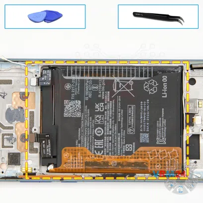 How to disassemble Xiaomi 12T, Step 17/1