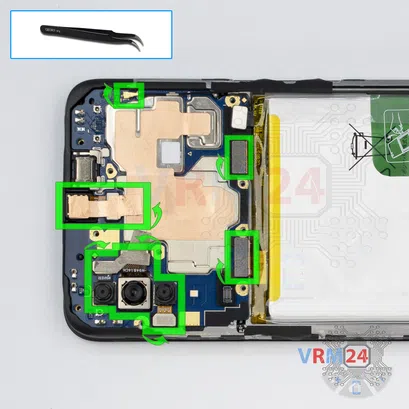 Cómo desmontar Oppo A31 (2020), Paso 12/1