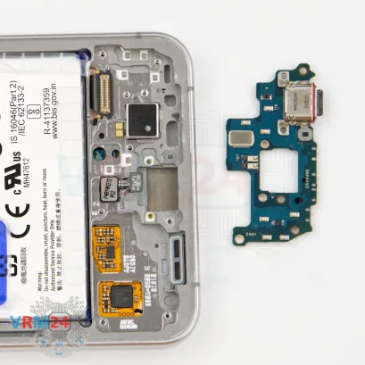 Как разобрать Samsung Galaxy S24 FE SM-S721, Шаг 13/2