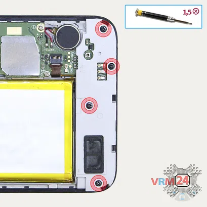 How to disassemble Huawei GR3, Step 6/1