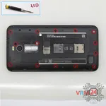 How to disassemble Asus ZenFone 2 ZE550ML, Step 2/1