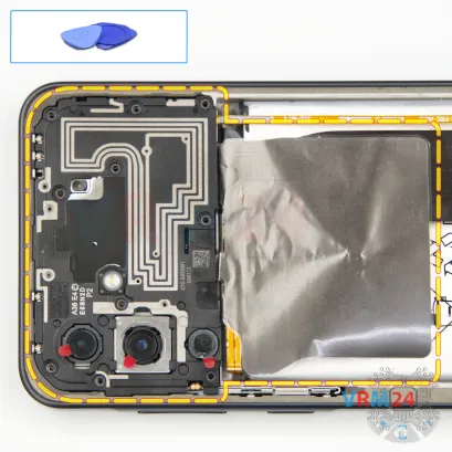 How to disassemble Samsung Galaxy A36 SM-A366, Step 5/1