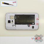 How to disassemble Samsung Galaxy S5 SM-G900, Step 6/1