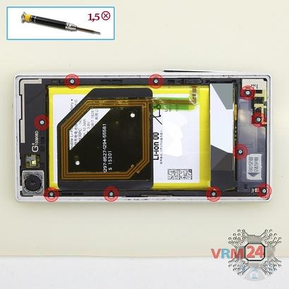 How to disassemble Sony Xperia Z5 Compact, Step 3/1