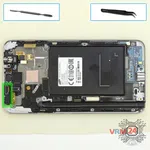 Cómo desmontar Samsung Galaxy Note 3 Neo SM-N7505, Paso 10/1