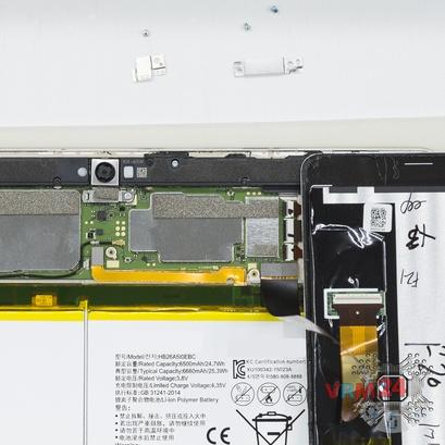 How to disassemble Huawei MediaPad M2 10'', Step 2/2