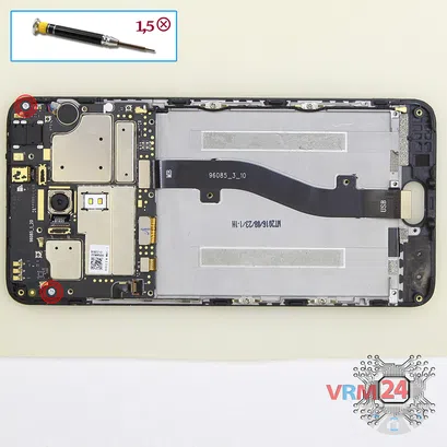 How to disassemble Meizu M3 Note M681H, Step 11/1