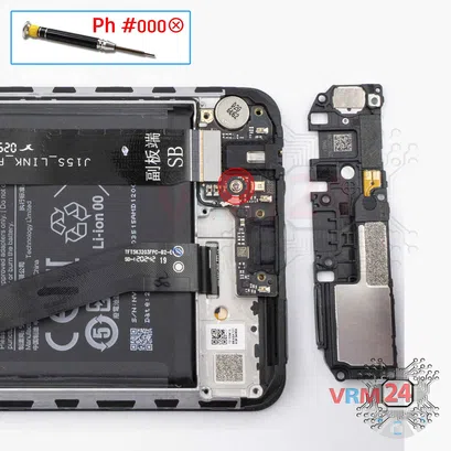 How to disassemble Xiaomi RedMi Note 9, Step 12/1