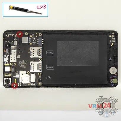 How to disassemble Lenovo K3 Note, Step 5/1