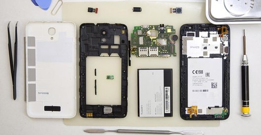 Как разобрать Alcatel OT PIXI 4 5010D
