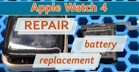 Apple Watch Series 4 Repair — Battery Draining Quickly. Battery Replacement