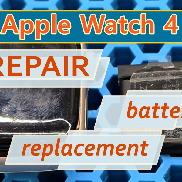 Reparación de Apple Watch Series 4 — Se descarga rápidamente. Reemplazo de batería