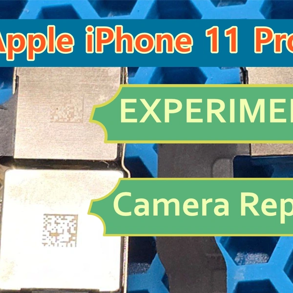Consertando a câmera do Apple iPhone 11 Pro / iPhone 11 Pro Max, transformando duas câmeras parcialmente funcionais em uma total