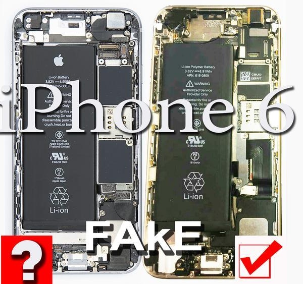 Fake & real Apple iPhone 6