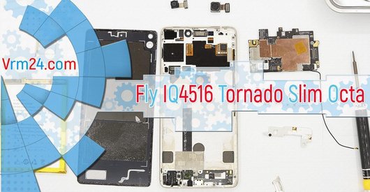 Revisão técnica de Fly IQ4516 Tornado Slim Octa