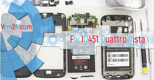 Тех. обзор Fly IQ451 Quattro Vista
