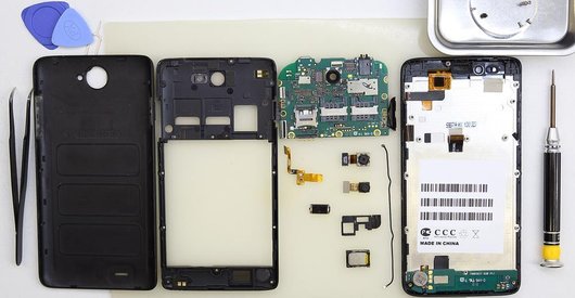 How to disassemble Highscreen Omega Prime XL