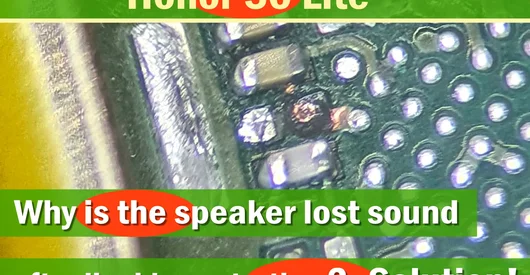 Why is Honor 50 Lite NTN-LX1 lost sound after liquid penetration