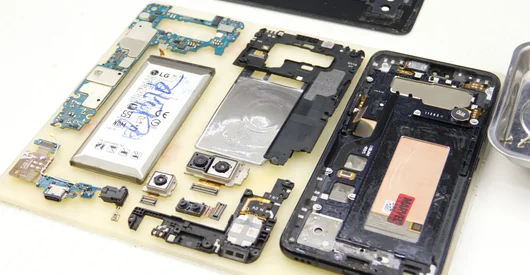 Revisão técnica de LG V40 ThinQ V405