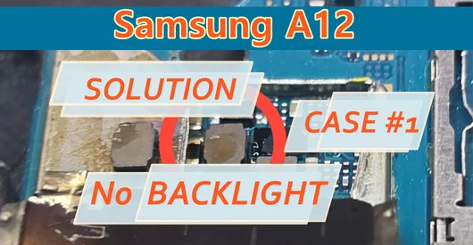 Conserto Samsung A12/M12 A125/M125 – Sem luz de fundo, tela não funciona! SOLUÇÃO