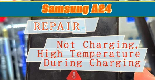 Samsung A24 A245 Repair, Not Charging, High Temperature During Charging