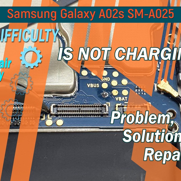 Why the Samsung Galaxy A02s is not charging?
