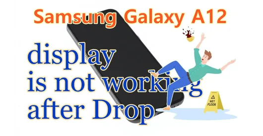 La pantalla del Samsung Galaxy A12 (SM-A125F) no funciona después de una caída