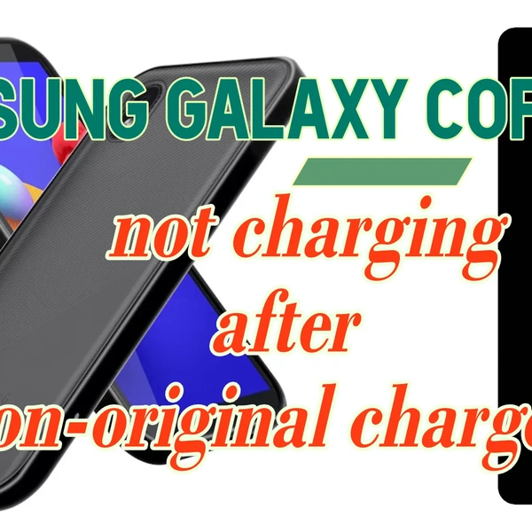 Samsung Galaxy Core A01 SM-A013f no se carga después de usar un cargador no original!