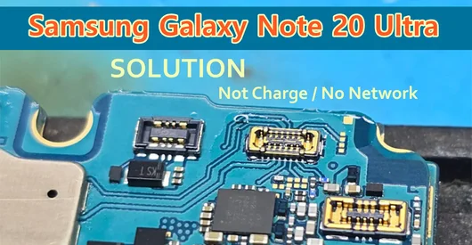 Samsung Galaxy Note 20 Ultra (SM-N985) smartphone: charging problems and no network (SOLUTION)
