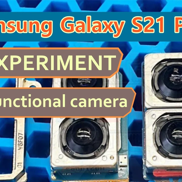Samsung Galaxy S21 Plus (SM-G996) com câmera defeituosa. (EXPERIMENTO)
