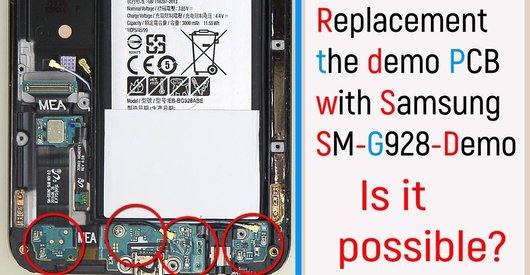 Remplacement de la carte mère de démonstration par une Samsung SM-G928