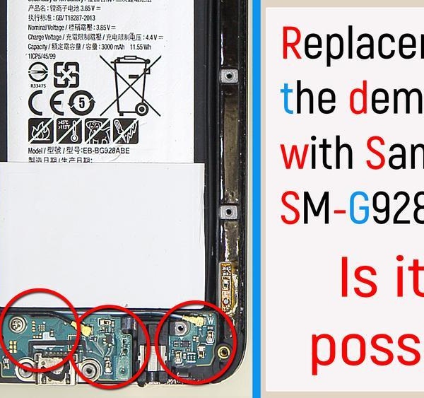 Replacement the demo PCB with Samsung SM-G928