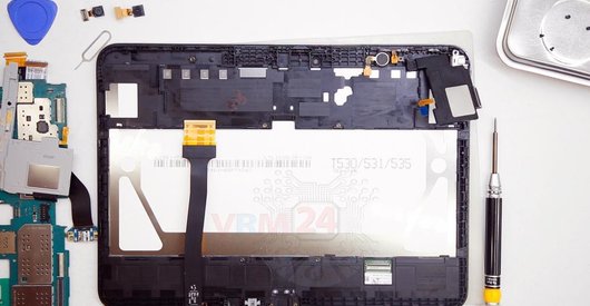 Как разобрать Samsung Galaxy Tab 4 10.1'' SM-T531