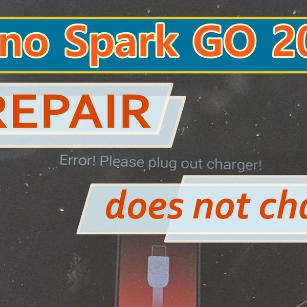 Tecno Spark GO 2024 Not Charging – Error Please Plug Out Charger SOLUTION