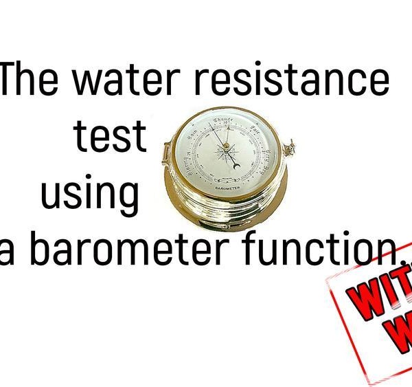 Testing the cell phone for water resistance