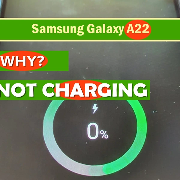 Why Samsung Galaxy A22 SM-A225 is not charging?