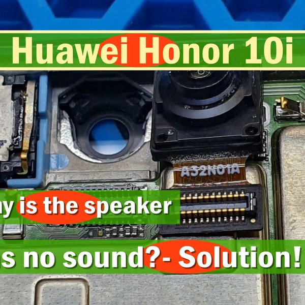 Por que o Huawei Honor 10i não tem som de alto-falante de fone de ouvido?