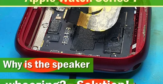 Why is the Apple Watch Series 7 speaker wheezing? Solution!