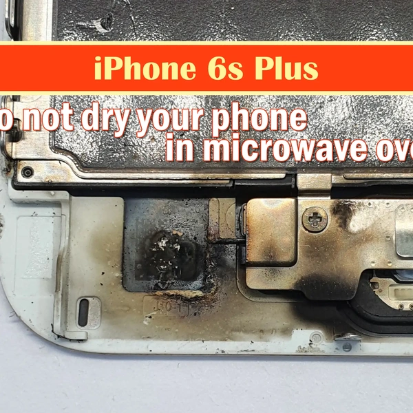 Why you shouldn’t dry phones in the microwave oven, EVEN for five seconds?!