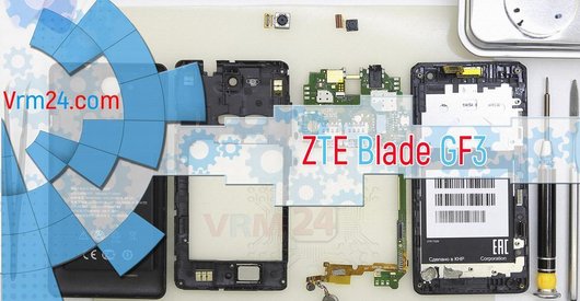 Revisão técnica de ZTE Blade GF3