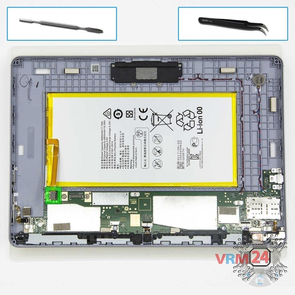 Desconecte el conector de la batería