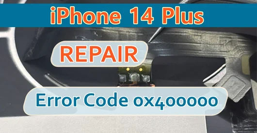Reparación del iPhone 14 Plus – Se reinicia cada 3-5 minutos, código de error 0x400000