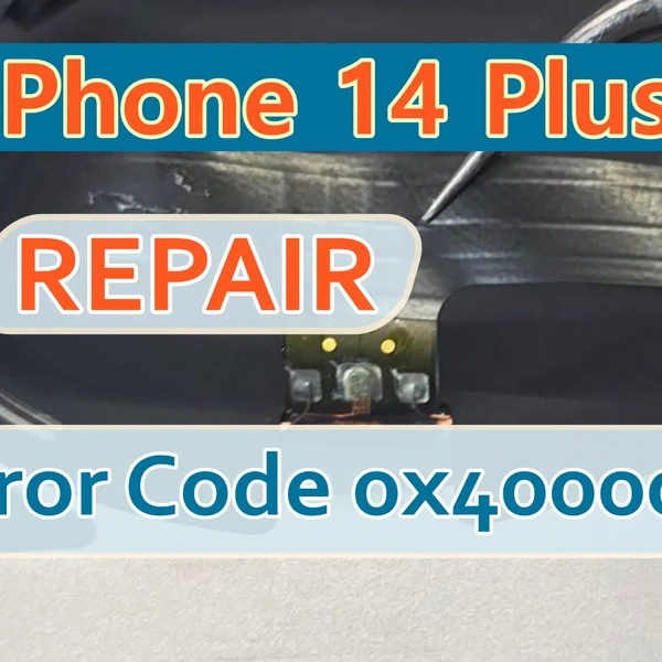 Reparación del iPhone 14 Plus – Se reinicia cada 3-5 minutos, código de error 0x400000