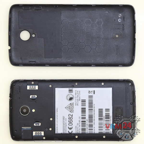 Ouvrez la coque arrière